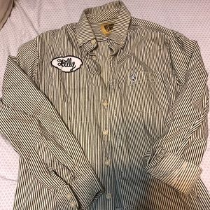 Billionaire boys club heavy button up size Small